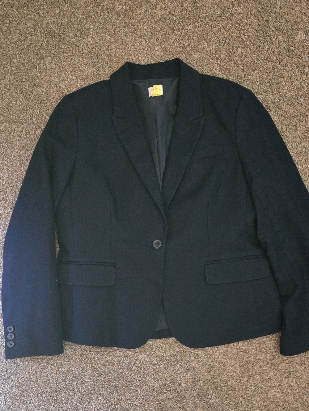 J. Crew Black Single-Button Women's Blazer